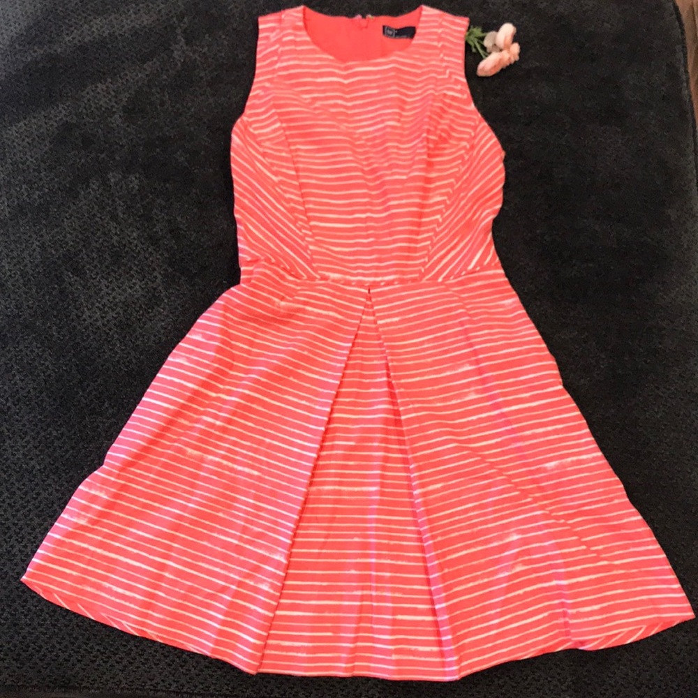 Pink and White striped dress